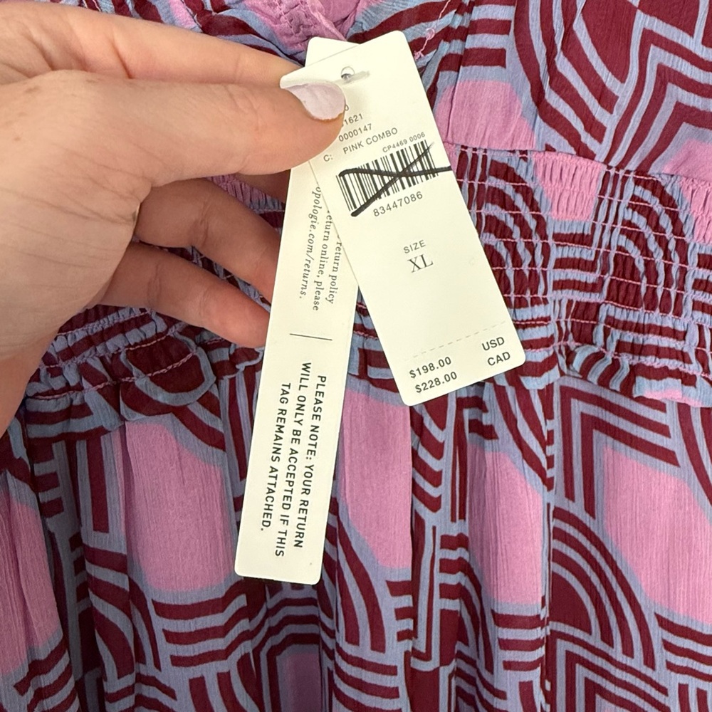 Anthropologie the Odetta Ruffled V-Neck Dress - Picture 8 of 16
